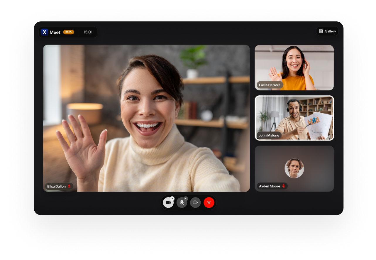 Internxt Meet Solution